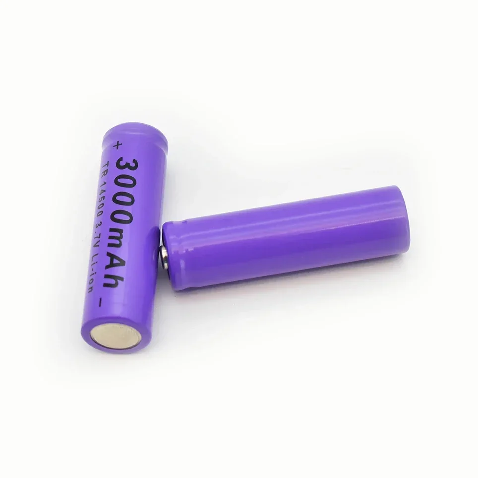 14500 Lithium Battery 3000 Large Capacity Rechargeable 5 Size 3.7V Strong Flashlight Mouse Toy