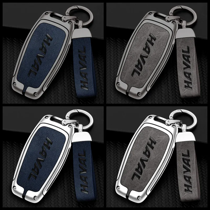 Car Key Case Shell Auto Emblem Keychain Ring For Haval Jolion F7 H9 H6 H2 F7X F7H H8 H3 H4 H1 H5 H7 F5 M4 M6 H6-Coupe First-love