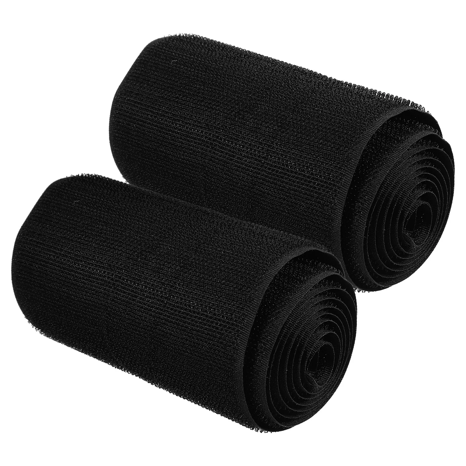 

2Pcs Tape Cable Ties Floor Cord Cover Protector Black Wire Organizer Harness Practical Reusable Carpet Concealer