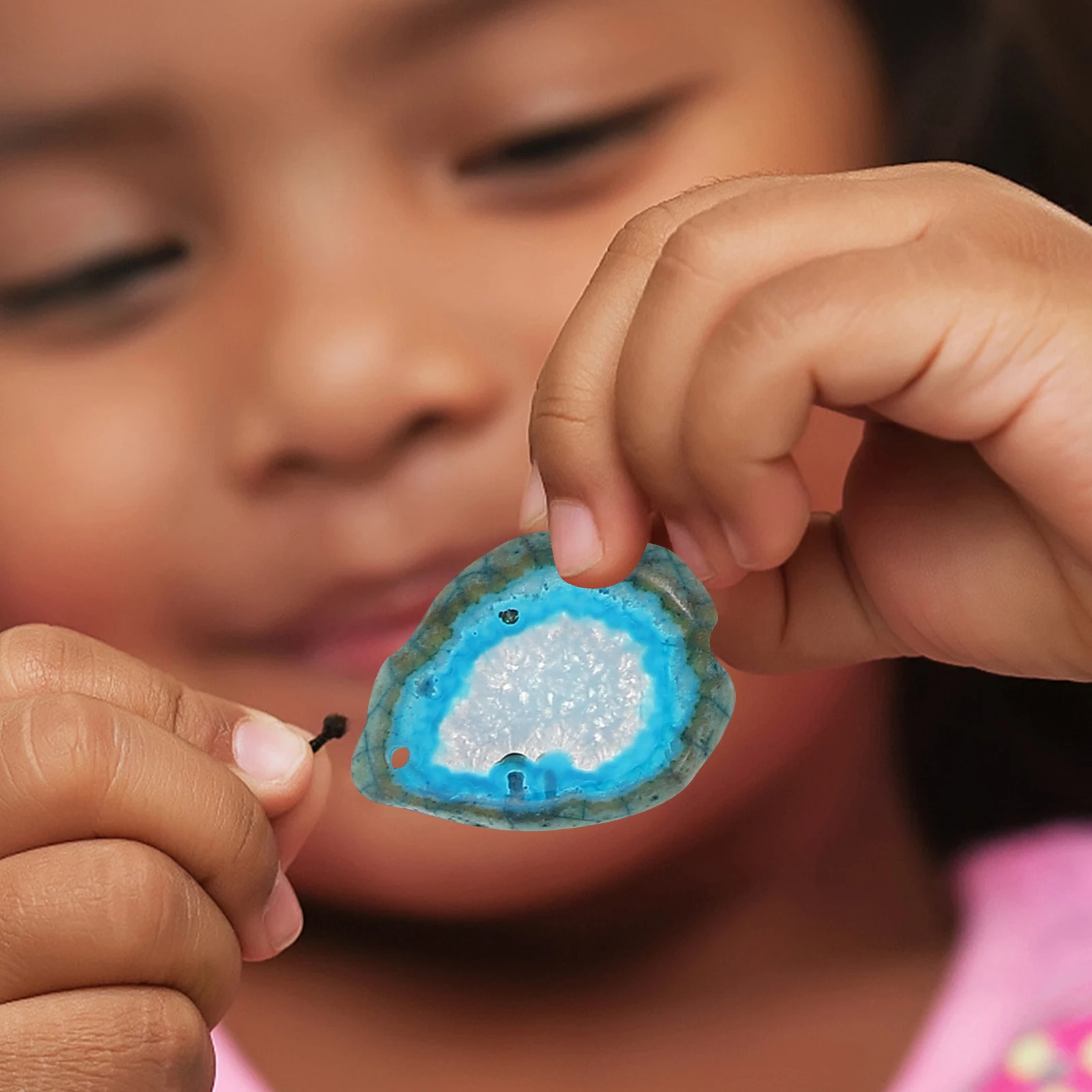 

20pcs Colorful Agate Slices Drilled Natural Stones For Jewelry Making Wind Chime Pendant Diy Craft Decor Accessories