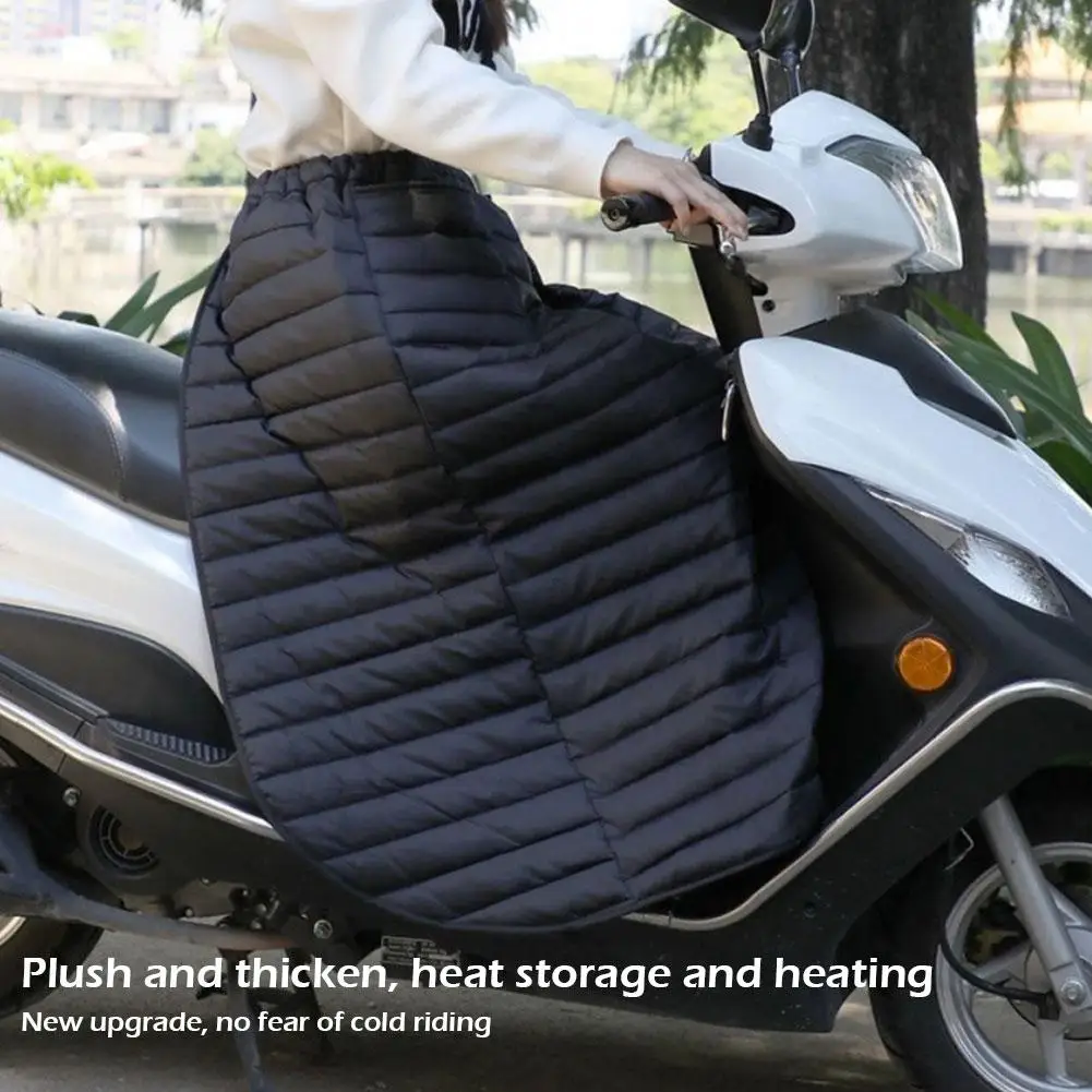 Leg Apron Raincoat Winter Warmer Thermal Blanket Scooters Motorcycle Keep Warm Prevent Cold Plush Thicken Waterproof Windshield