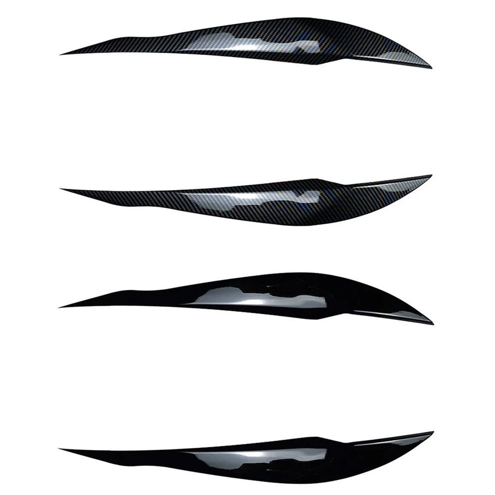 

Черный углеродное волокно ABS, подходит для BMW F30 F31 318i 320i 2012 2013 2014-2018, накладки на передние фары, передние левые и правые