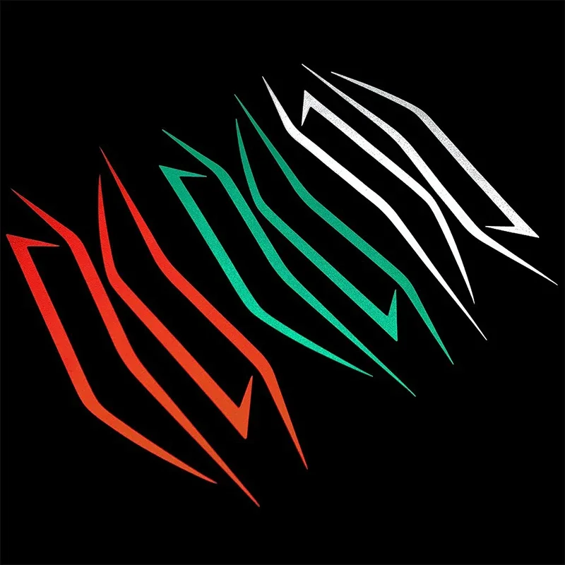 

Мотоциклетные передние фары, наклейки, украшения, светоотражающие крутые наклейки на обтекатель для Kawasaki Ninja NINJA400 H2 H2SX