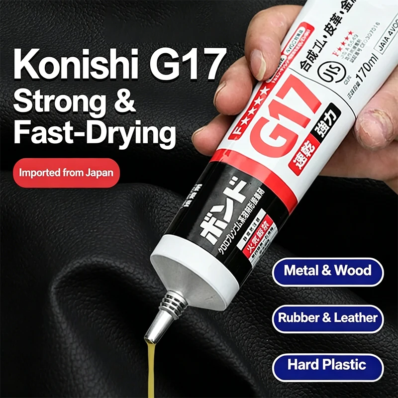 Wholesale Japan Bond Konishi G17 G17Z All Purpose Adhesive Super Glue Fast-Drying Yellow For Leather Metal