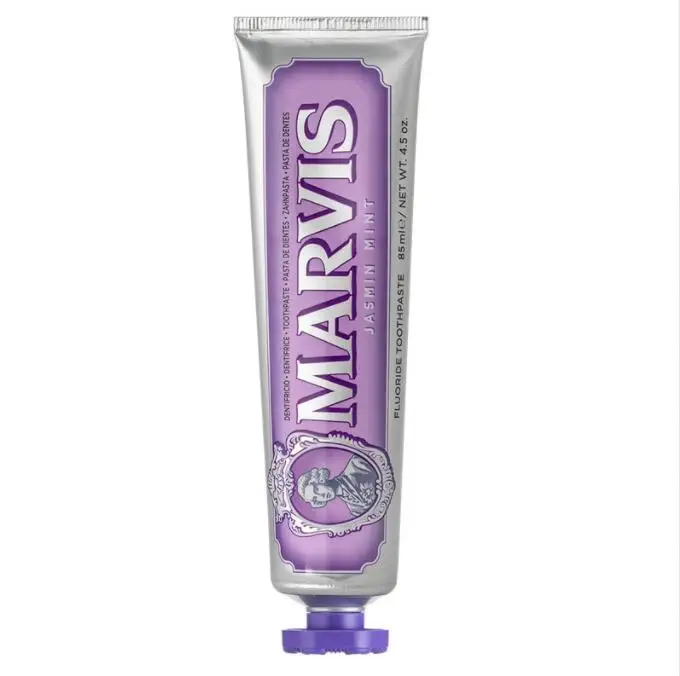 Marvis-Dentifrice SAF blanchissant à la menthe, produit original italien, rafraîchit l'haleine et élimine la fumée, 85ml