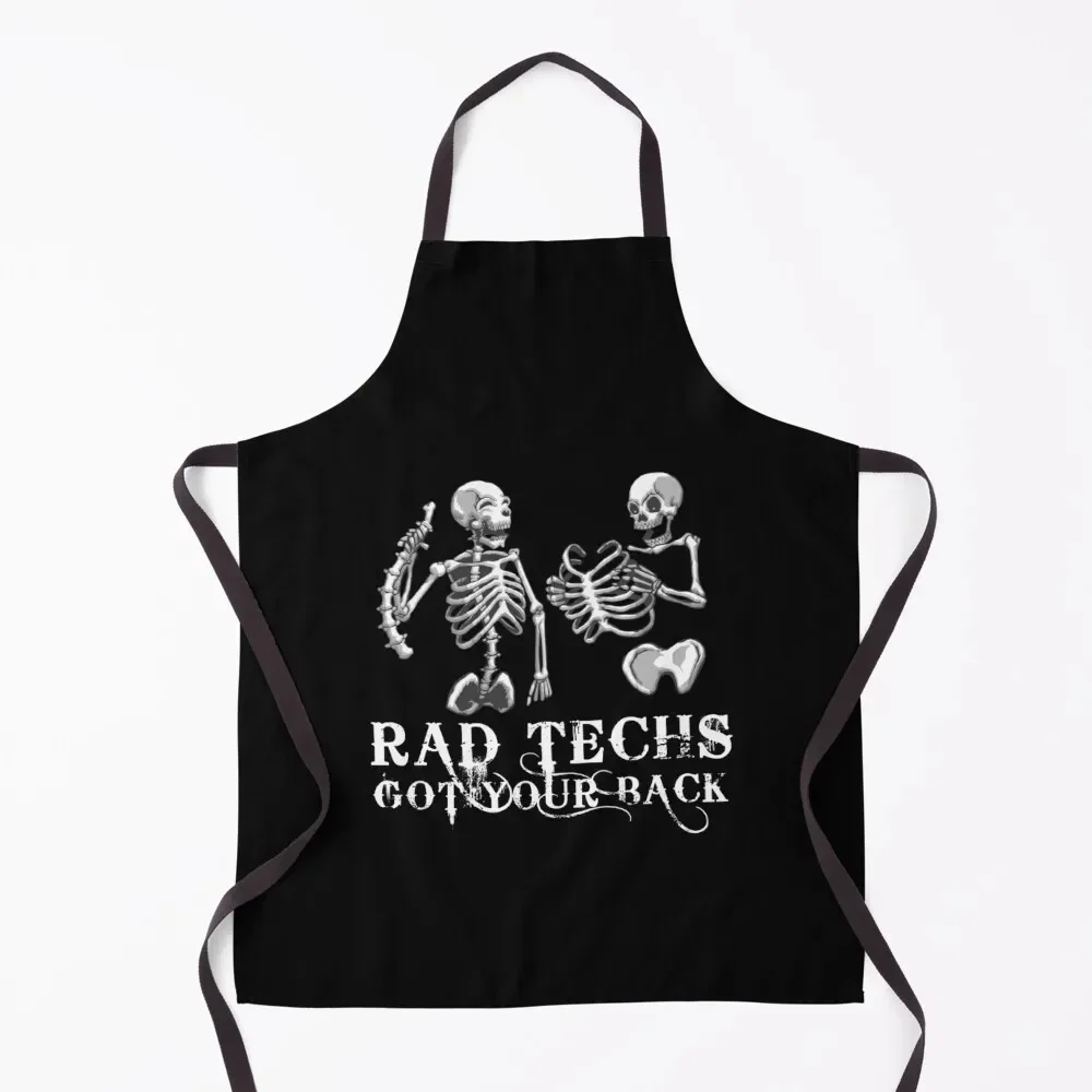 

Rad Techs Got Your Back Apron Customizable Woman japanese woman chef costume Apron