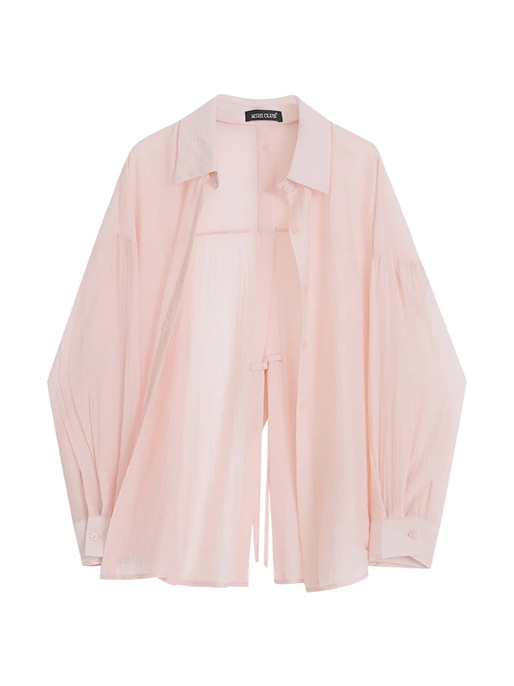 Dopne Faion irt Zonbescherming Ele Sle Dameskleding Herfstkleding Klein formaat Afslankende Trendy Top OL Sle