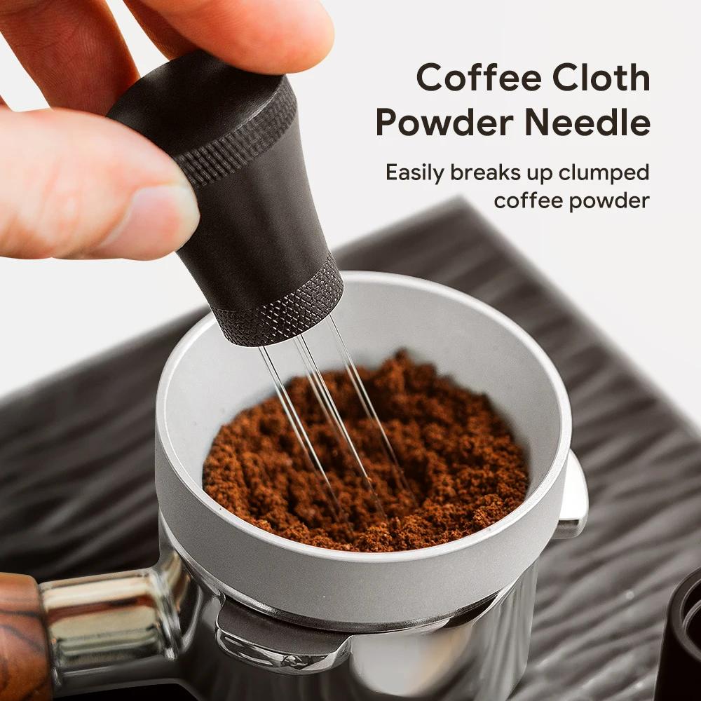 Coffee Powder Needle Stainless Steel Espresso Powder Stirrer Distributor Leveler Tools Cafe Stirring Barista Accessories