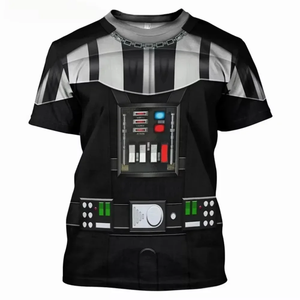 Darth Vader Cosplay Costume T-Shirt 3D Full Printed Men T Shirt New Fashion Short Sleeve Shirt Summer Streetwear Unisex Tee Tops