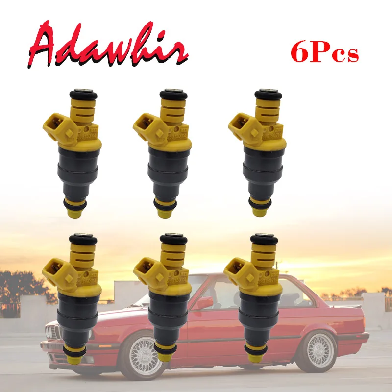 

Fuel Injectors nozzle OEM 0280150714 fit for BMW 1986-1993 535i 1986-1993 735i 735iL 635C 635i 3.5L hight quality 6 pcs