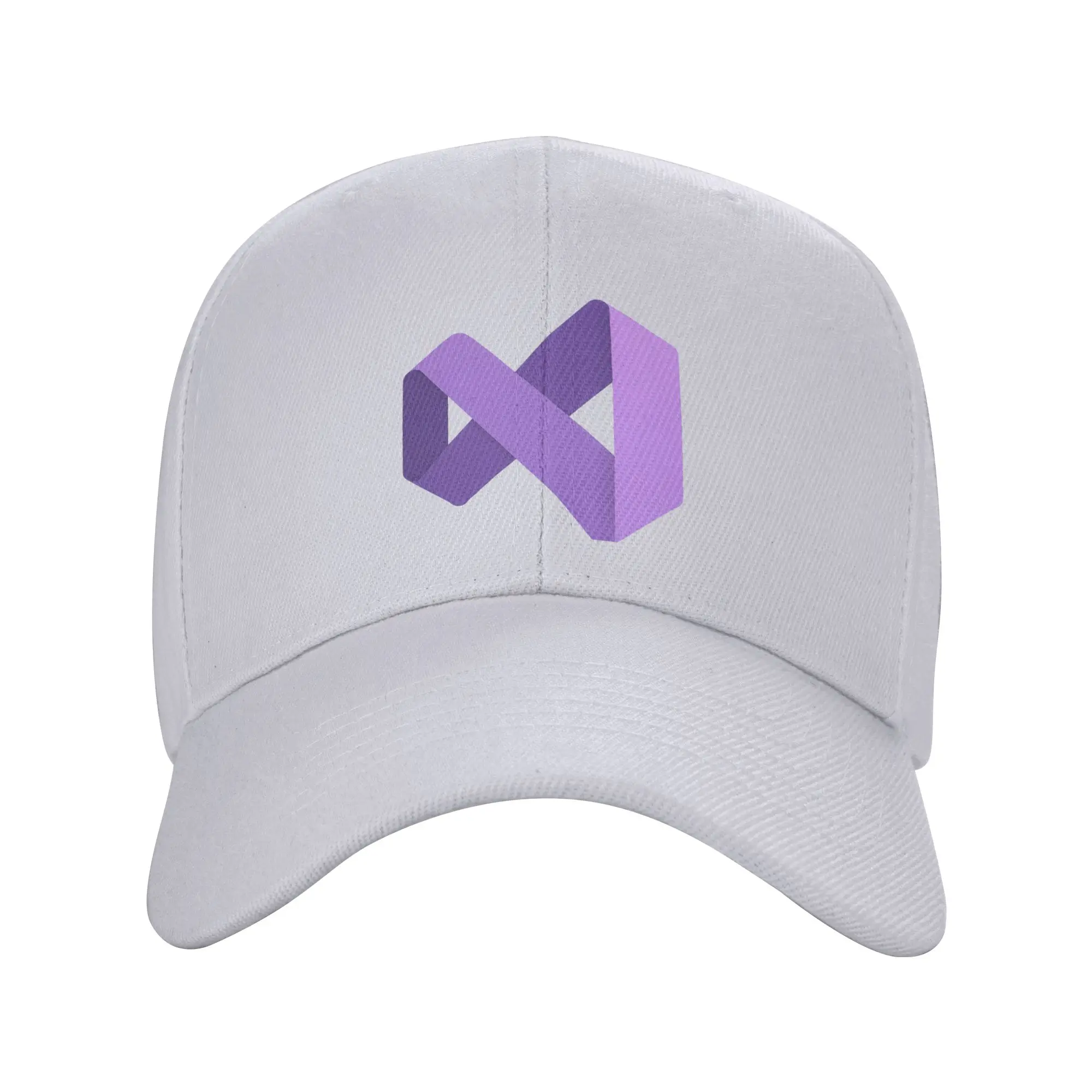 Fashion Visual Studio Curved Brim Baseball Cap Park Stroll Women's Caps