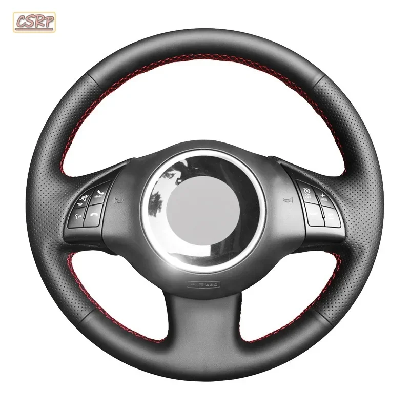 Customized Car Steering Wheel Cover For Fiat 500 2007-2015 500e 2014-2018 500C 2014-2017 Leather Braid For Steering Wheel