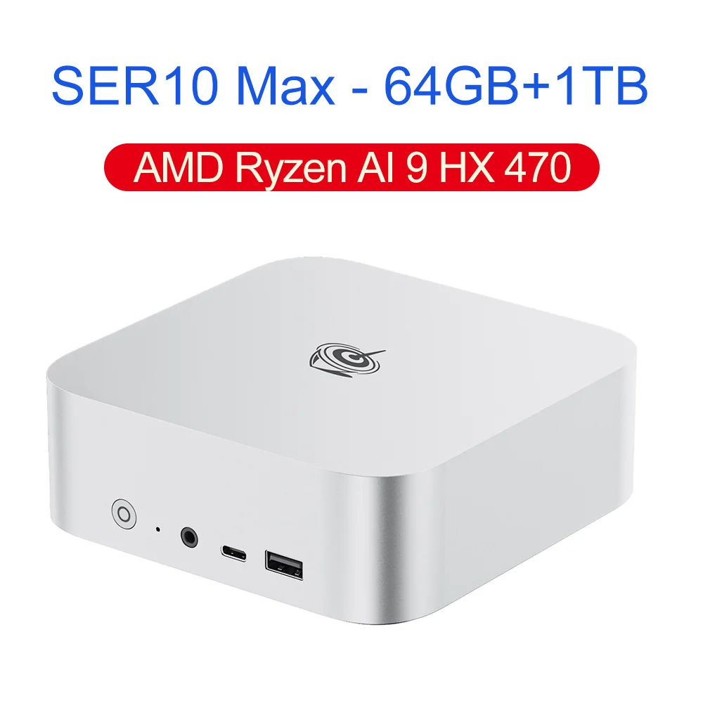 Beelink SER9 Pro AMD Ryzen AI9 HX370 パワフルAI PC 32GB DDR5 1TB