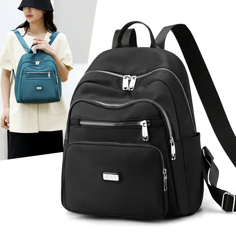 2023 Female New Backpack High-Grade Large Capacity Trendy Fashion Travel Bags Leisure Outing Water-Proof Bag