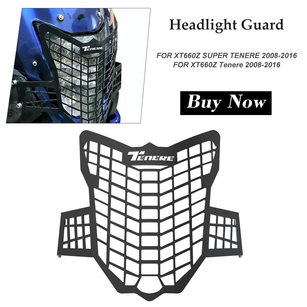 

XT660Z SUPER TENERE Headlight Guard FOR YAMAHA XT660Z Tenere 2008-2014 2015 2016 Motorcycle Accessories Grille Cover Protector