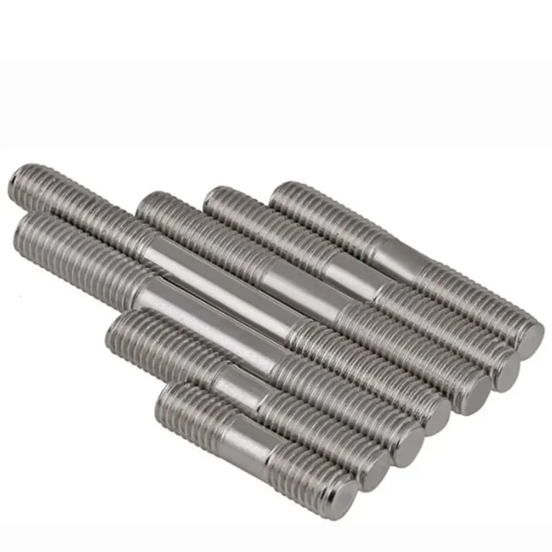 M5 x0.8 20mm - 250mm Metric 304 Stainless Steel Double End Threaded Stud Bolts Screw Rod