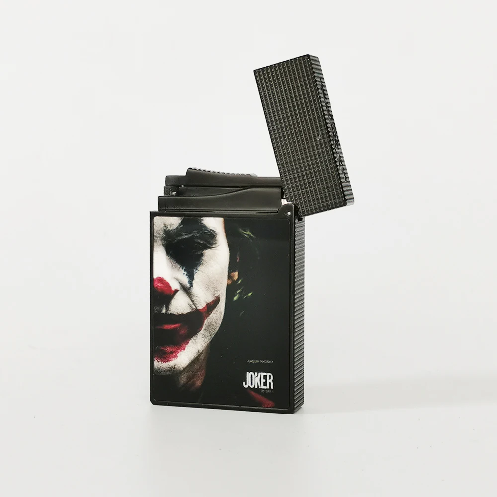 2025 New Gas Lighter Copper Lacquer Smoking Tobacco Cigarette Accessories Smoker Man Gifts Collection Dupont x Joker