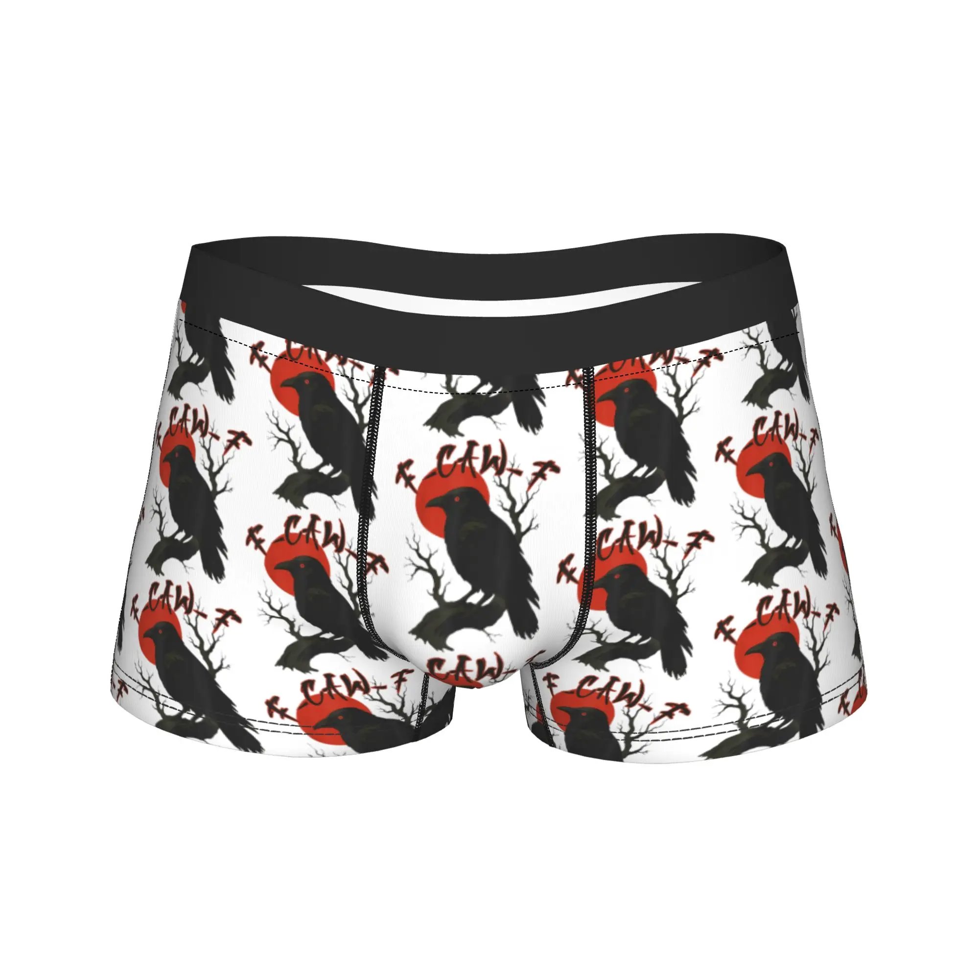 

Сексуальные трусы-боксеры Funny F Caw F Raven Bird Graphic F-CAW-F Crow Pun, шорты, трусы, мужское нижнее белье, мягкие трусы для мужчин