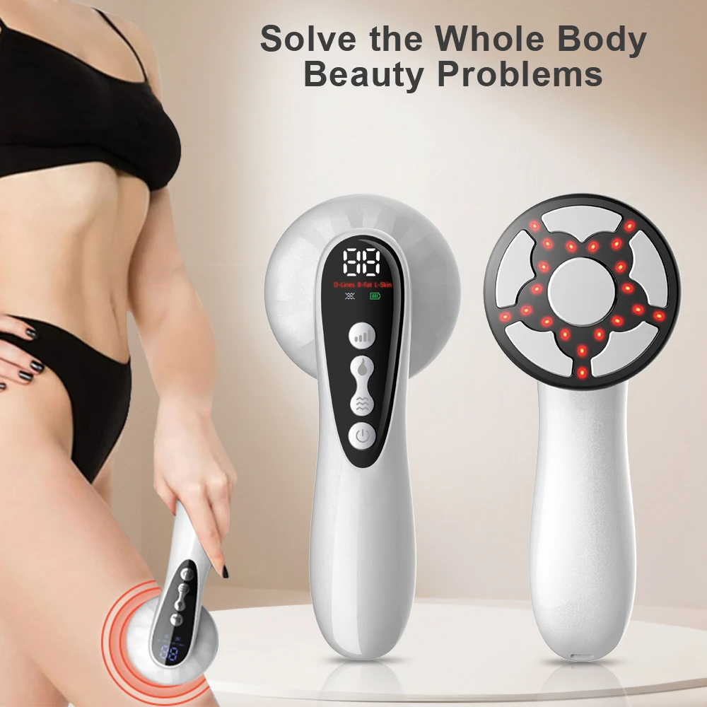 

Cordless Electric Body Slimming Massage 5 in 1 Cellulite Massager Remover Body Sculpting Machine for Belly Waist Arm Leg Butt