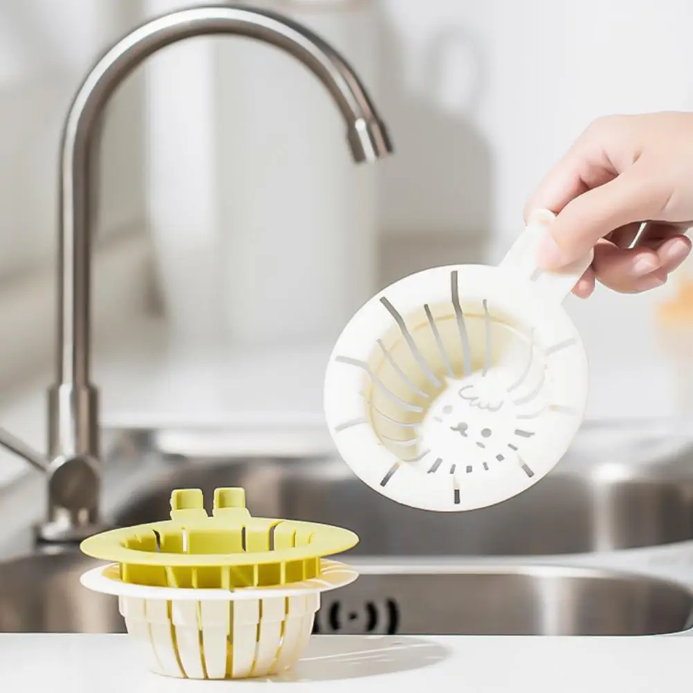 Kitchen Supplies Eco-friendly Capacity Kitchen Sink Stopper with Shape Anti-clogging Hair Stopper Maintenance-free for Easy