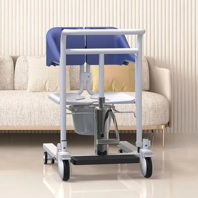 Hydraulic Patient Transfer Lift Chair Elderly Toilet Commode Medical Care Patient Moving Chair Home Health Aid Equipment
