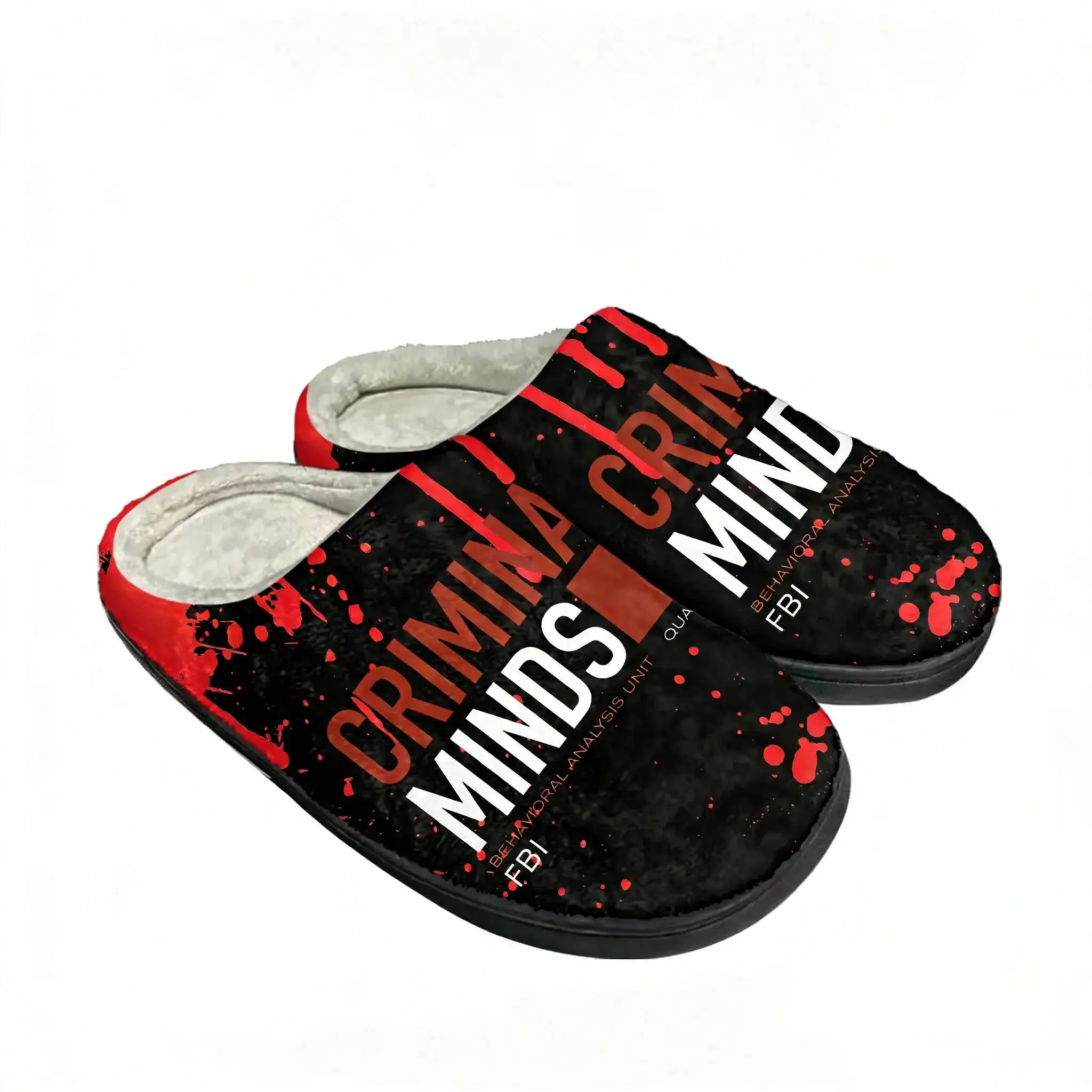 Criminal Minds Cotton Slippers High Quality Mens Womens Youth Boy Girl Plush Bedroom Keep Warm Shoes Customized Thermal Slipper