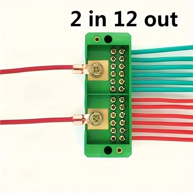 AB34-FJ6 Junction Box Junction Box Output Wire Distributor 12 Expor For Home Distribution, Up To Support 200A, 220V