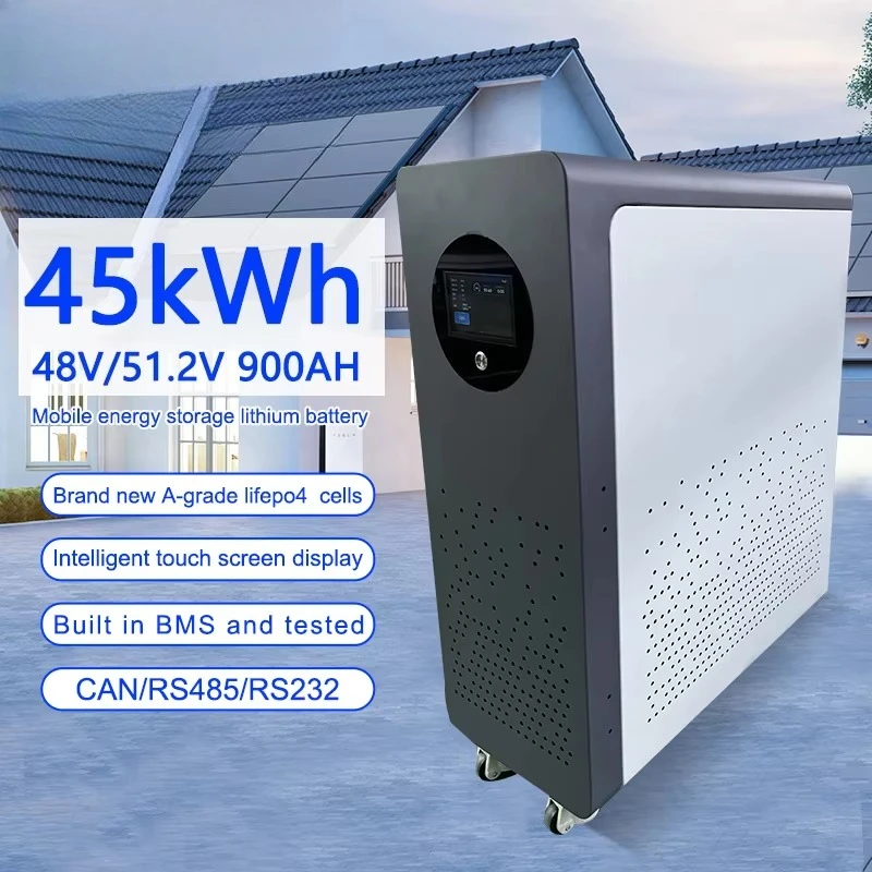 51.2V900Ah Lithium Iron Phosphate Battery 48V Home Solar LFP Lithium Battery 45kWh LiFePO4 Energy Storage Battery
