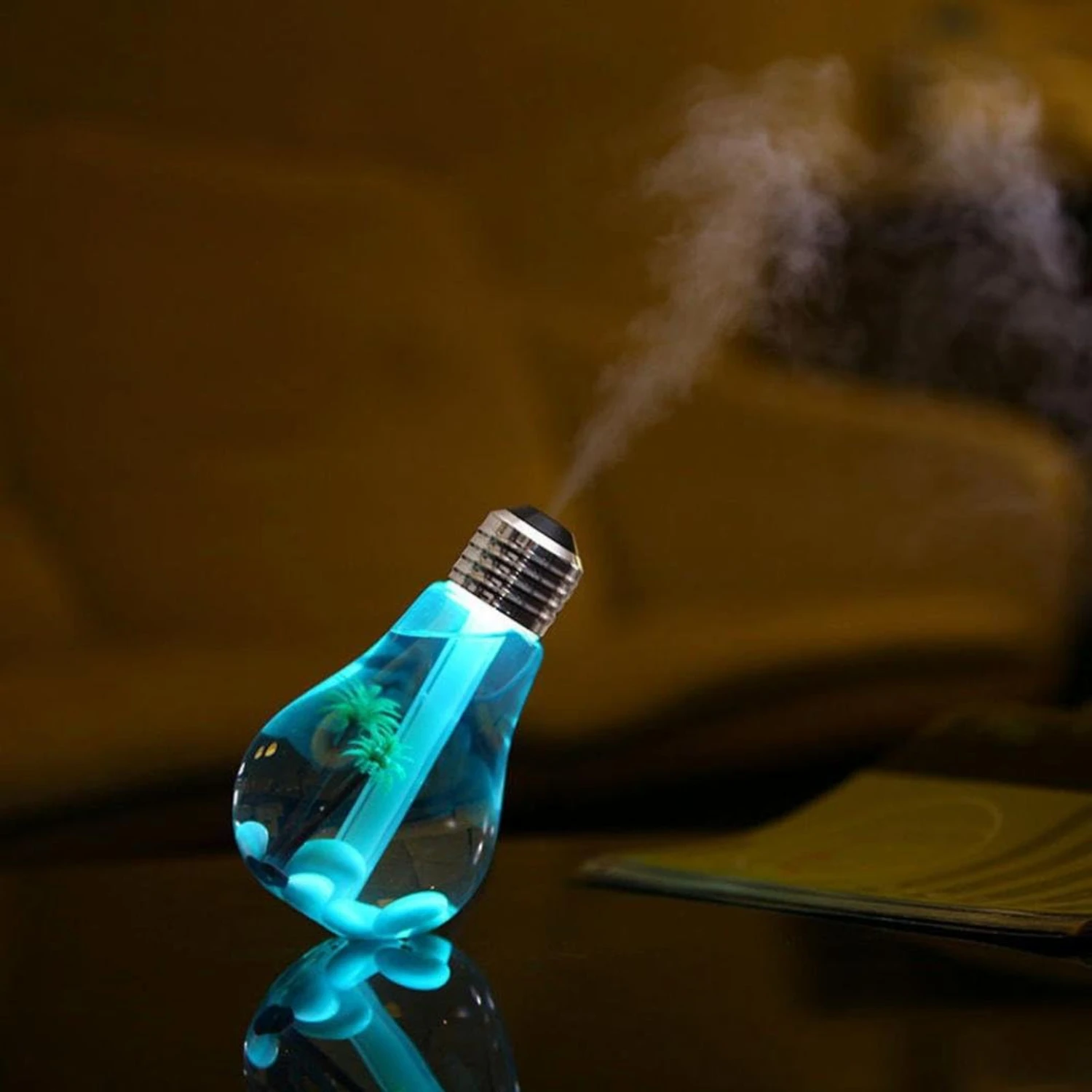 Silver Highpot Декоративный USB-очиститель воздуха Распылитель-увлажнитель - Beatles Home Decor 7-цветный диффузор, стильный и функциональный