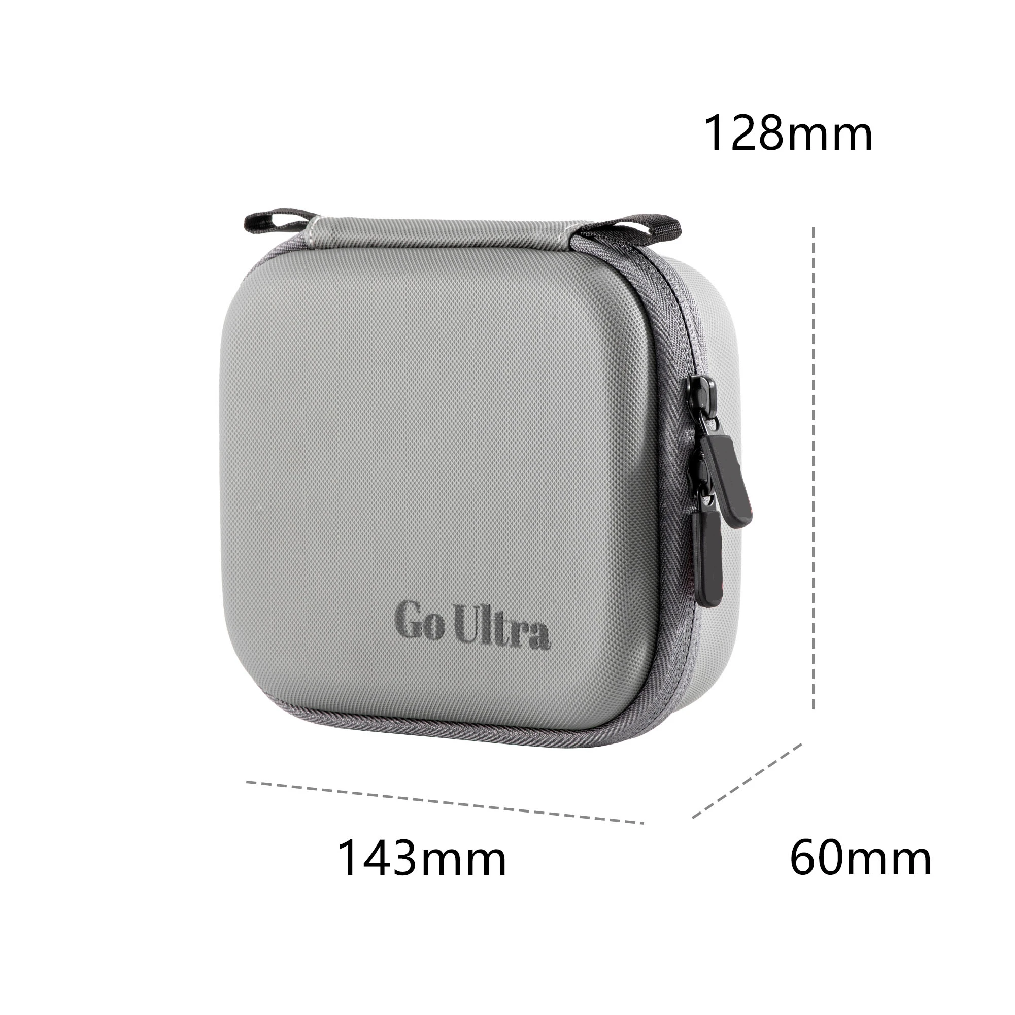 Carrying Case for Insta360 Go Ultra, Small Storage Bag Travel Case Organizer Protection  Cover with Hook&Wrist Strap Accessories