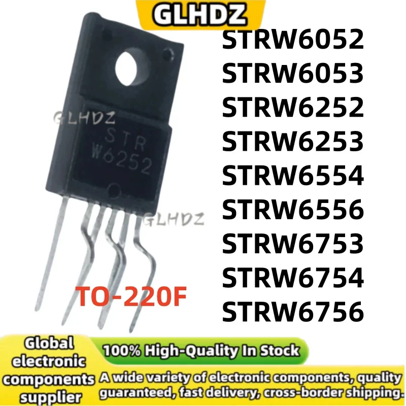 10 UNIDADES de alta calidad STRW6052 STRW6053 STRW6252 STRW6253 STRW6554 STRW6556 STRW6753 STRW6754 STRW6756 TO-220F-6