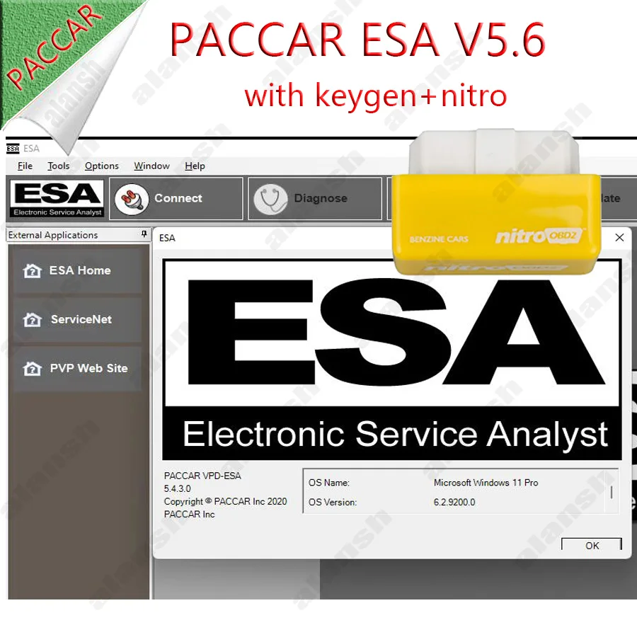 

2023 Paccar ESA 5.6 Electronic Service Analyst + Keygen and Nitro