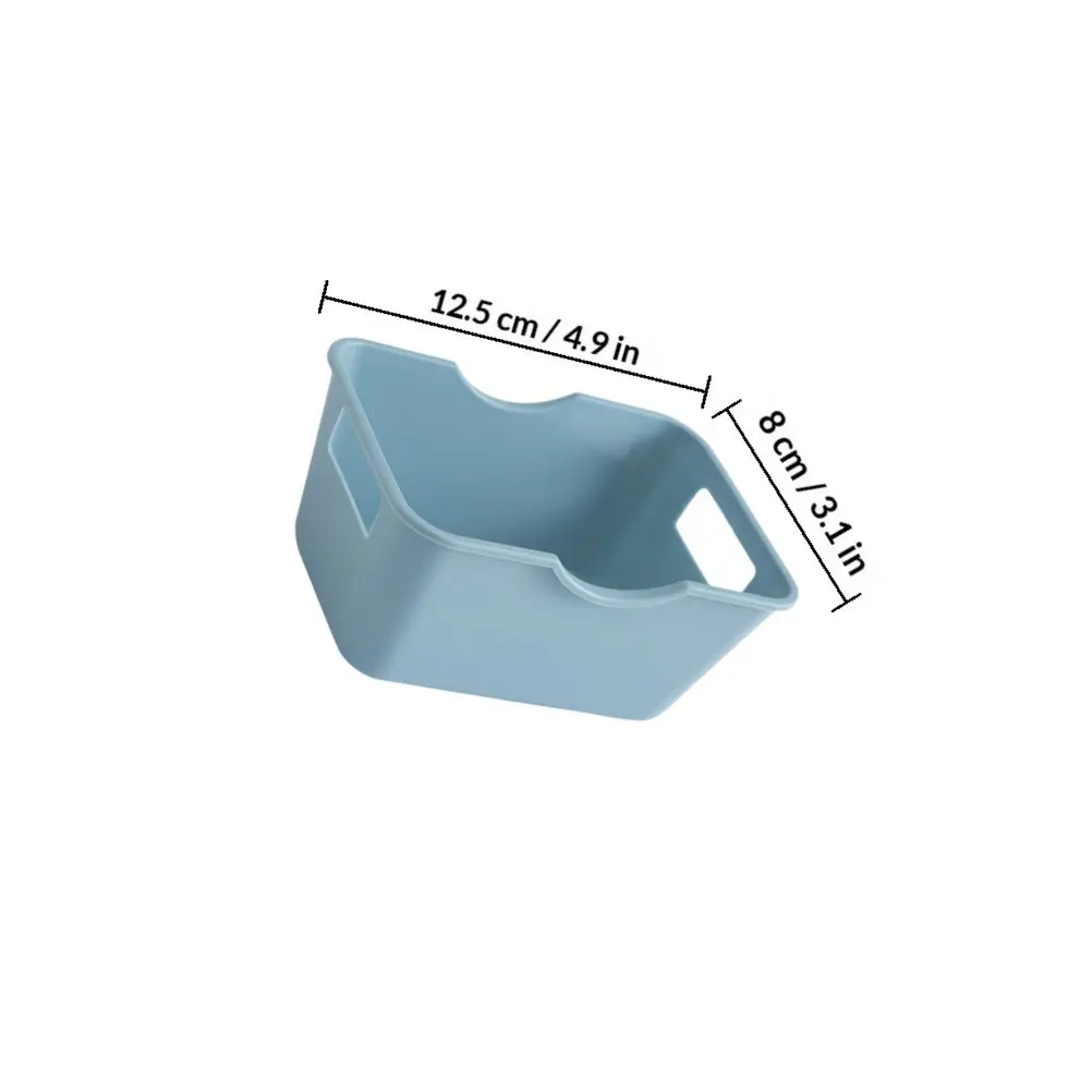 6Pcs Desktop Organizer Storage Box Smooth Polishing Secure Sealing for Dormitory Home Makeup Sundries Storage Box