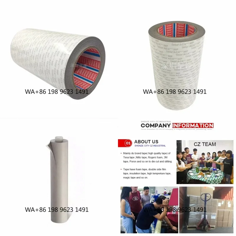 Residue Free Non-woven Tape, Translucent Double Sided Acrylic Tape for High Temperature Bonding Work