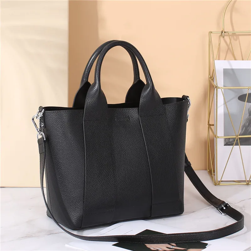 First Layer Cowhide Bags Luxury Handbags Genuine leather Hand Bag for Women Casual Female Tote Shoulder Bags Bolsa Feminina