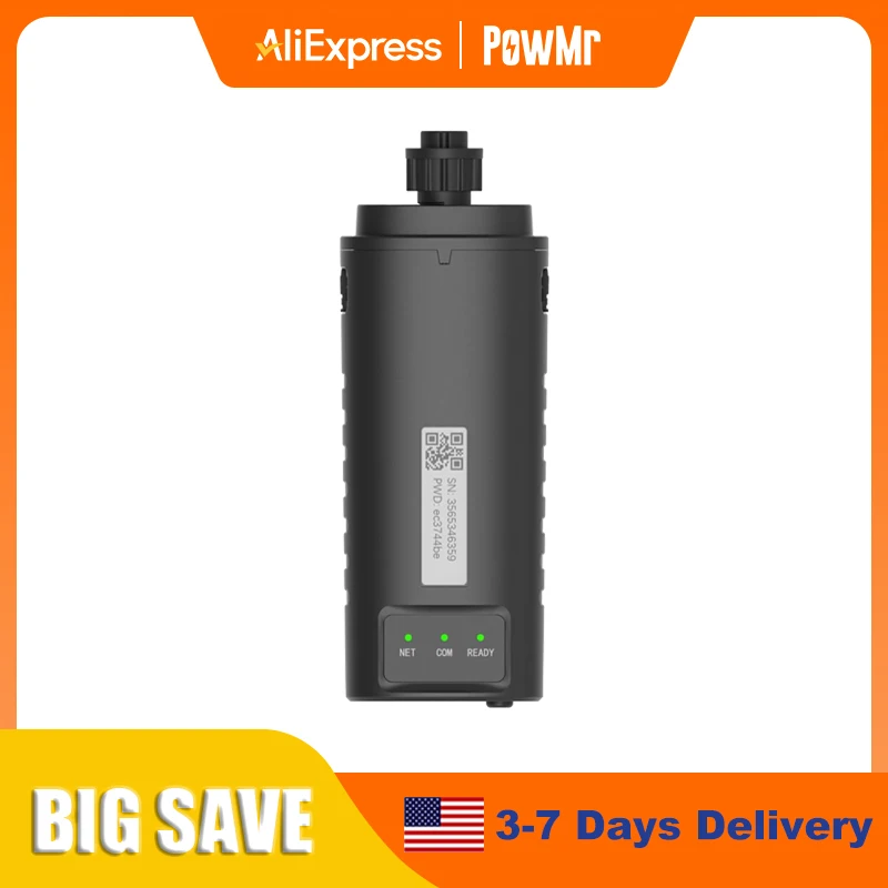 PowMr Hybrid Solar Inverters WIFI Module for POW-SunSmart SP5K/5.2K/10K/10KP/6.5KP/12KPL3 and POW-LVM3K/3.2K/5K