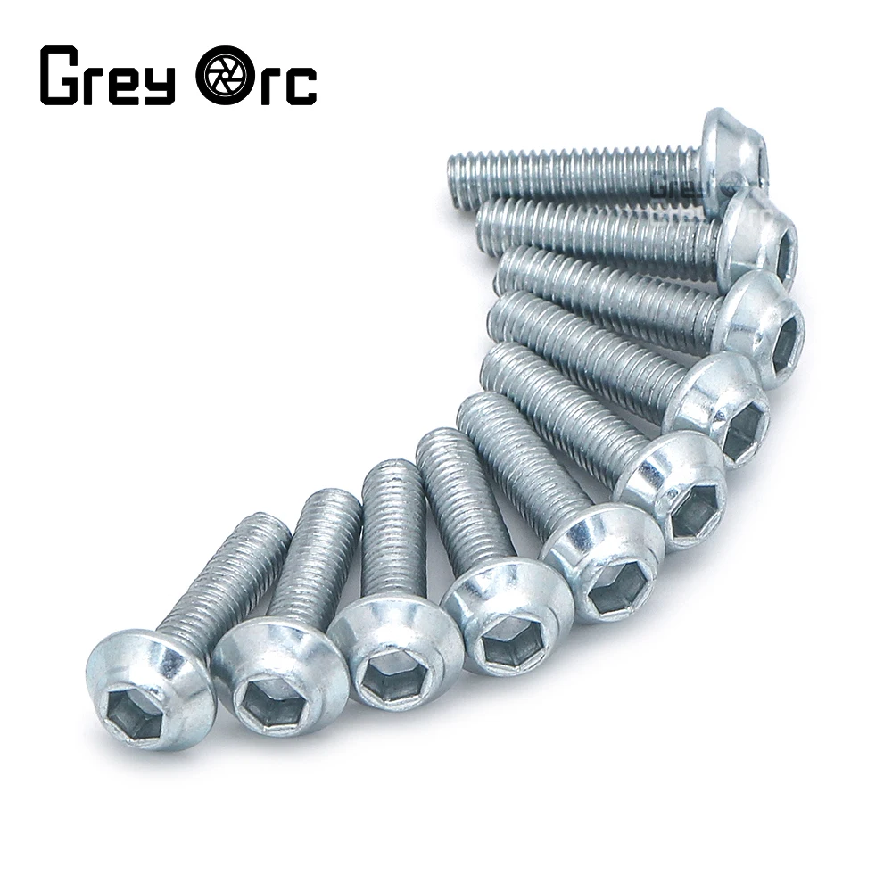 Motorcycle 20Pcs General Stainless Steel Screws 12mm 16mm 20mm Allen Bolt Screw For Kawasaki Ninja ZX6R ZX9R ZX10R Accessories