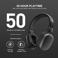 AWATRUE Dual Wireless headphones  ANC Noise Earphone bluetooth 5.4 Hi-Res Audio Over the Ear Headset ENC HD Mic Low-Latency