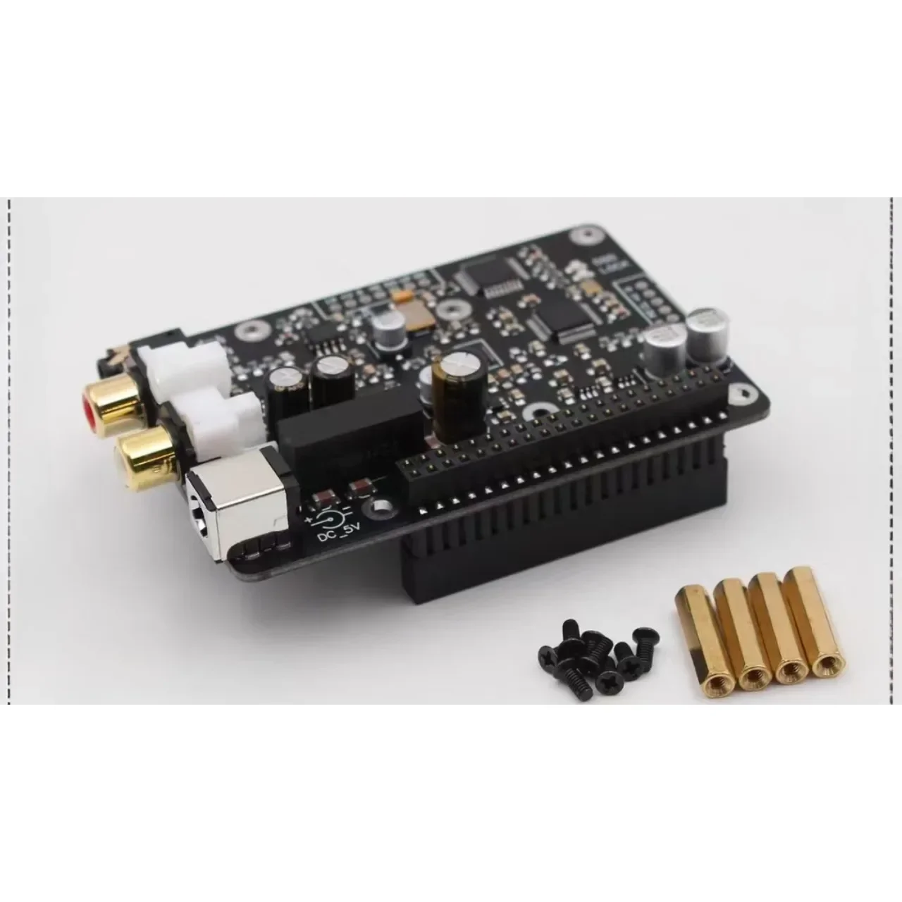 

R38 ES9038Q2M ES9038 Q2M I2S 384K DSD 128 Decoder DAC HiFi Audio Digital Player Network Player Board For Raspberry Pi