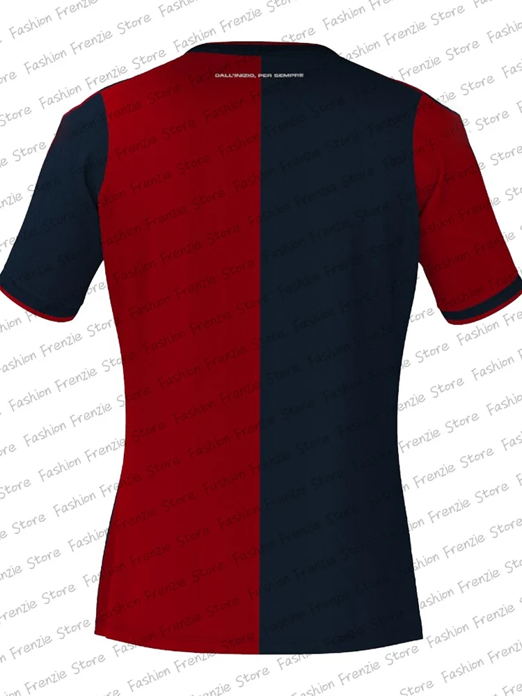 24-25 New Men's Football Jerseys Genoa Home Away Soccer Jerseys Fans Breathable Sports Shirts Football Short Sleeve Shirts