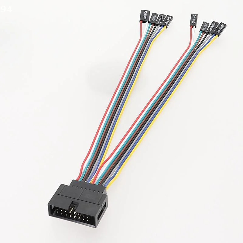 Focused-Multi Functional For Supermicro Front Panel Connector Adapter Cable For Computer Case Server Switches Extension Cord