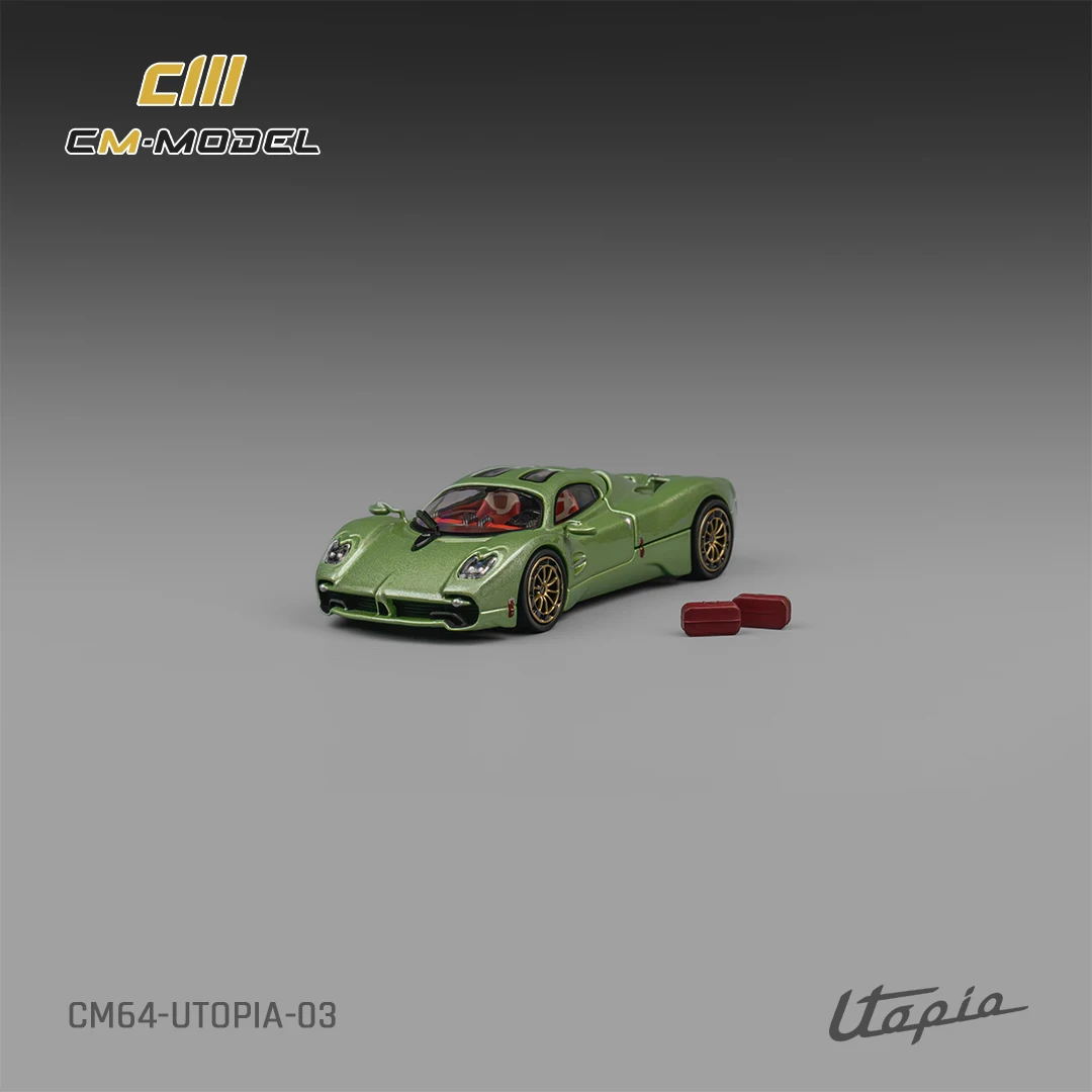 

**Pre-order ** CM MODEL 1:64 Utopia Metallic Green Diecast Model Car