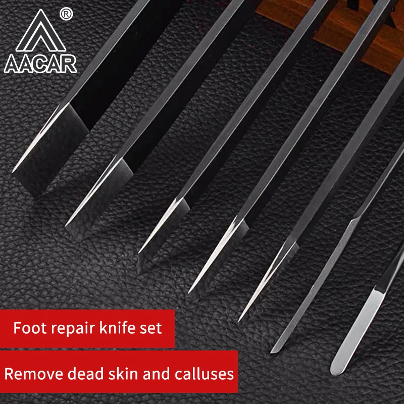 Pediküre Messer Set Von Kallus Nagel Trimmen Werkzeuge Zu Entfernen Abgestorbene Haut Schaber Hause Reparatur Fuß Nagel Nut Artefakte