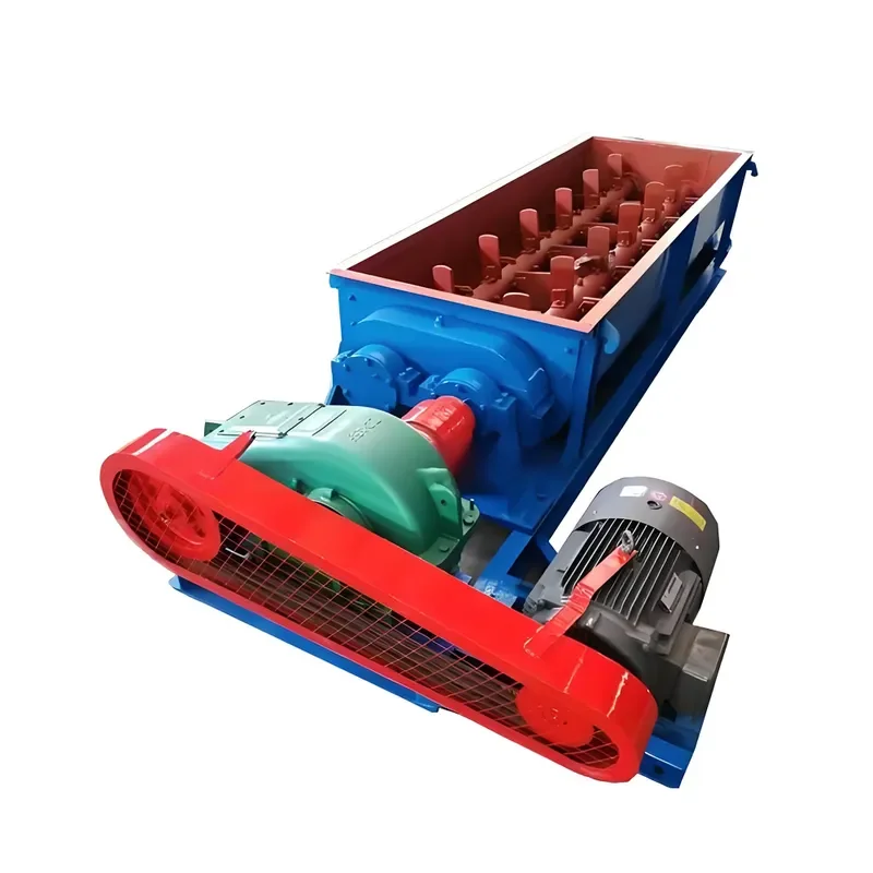 Double axis mixer industrial equipment wear-resistant cement lime powder solid material