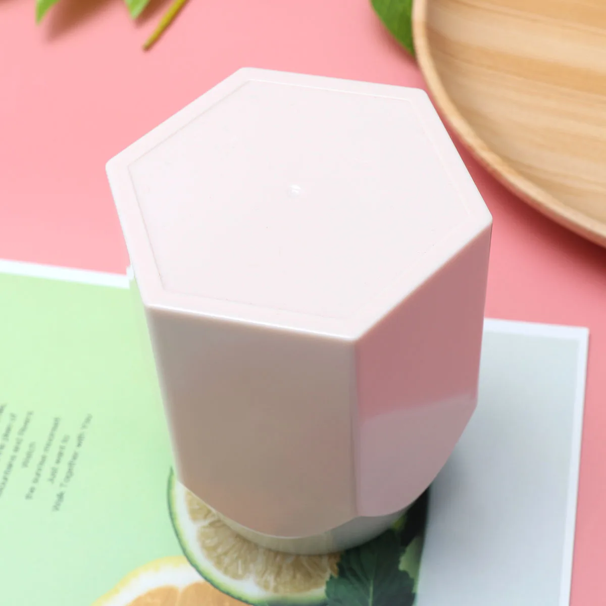 

Large Pen Holder Pencil Container for Desk Storage Organizing Stationery Makeup Brushes Creative Pot Home Office Decor Pink