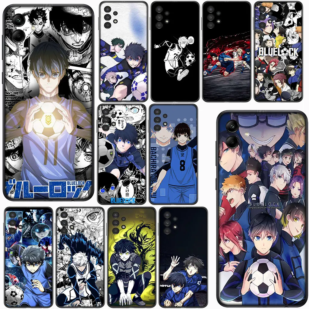 Soft Cover Cartoon Blue Lock Football Casing for Xiaomi Poco X7 X6 X5 M7 M6 F5 F6 F7 Ultra Pro C75 C65 C71 4G 5G Phone Case