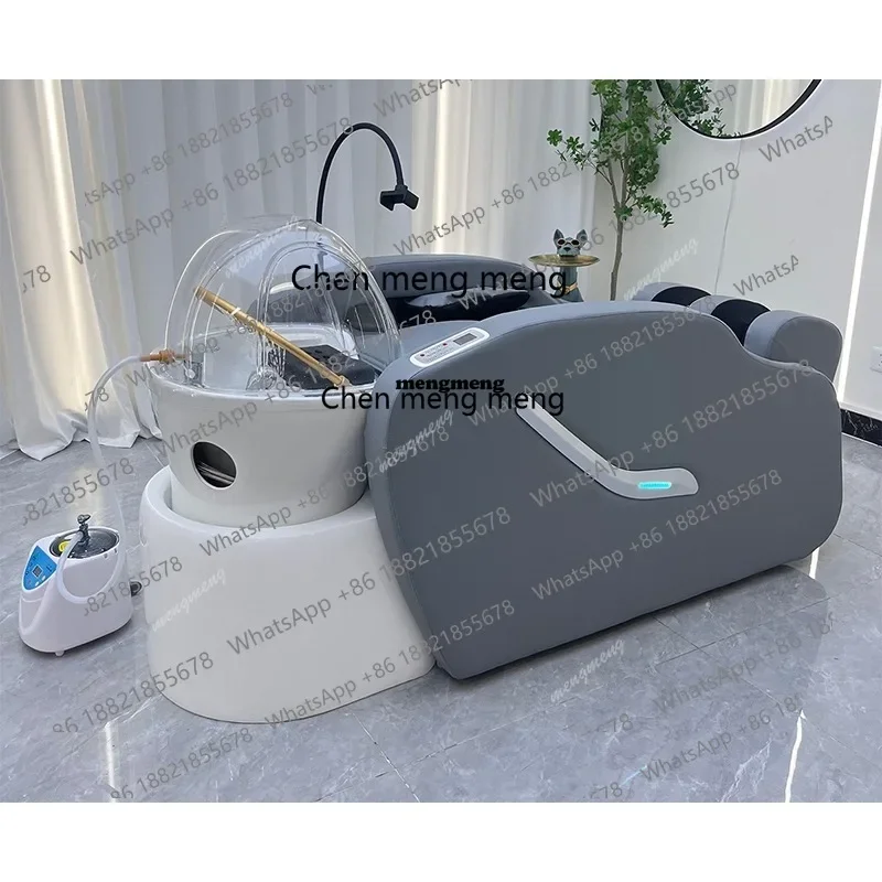 

F182Hair Washing Bed Modern Spa Head Salon Hair Washing Head Spa Therapy Shampoo Massage Bed