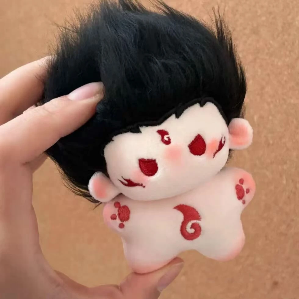 

10cm New Animation Peripheral Plush Doll Pendants COS Chinese Fairy Tales Anime Nezha Cotton Doll Kids' Collectibl Cute Gift Toy