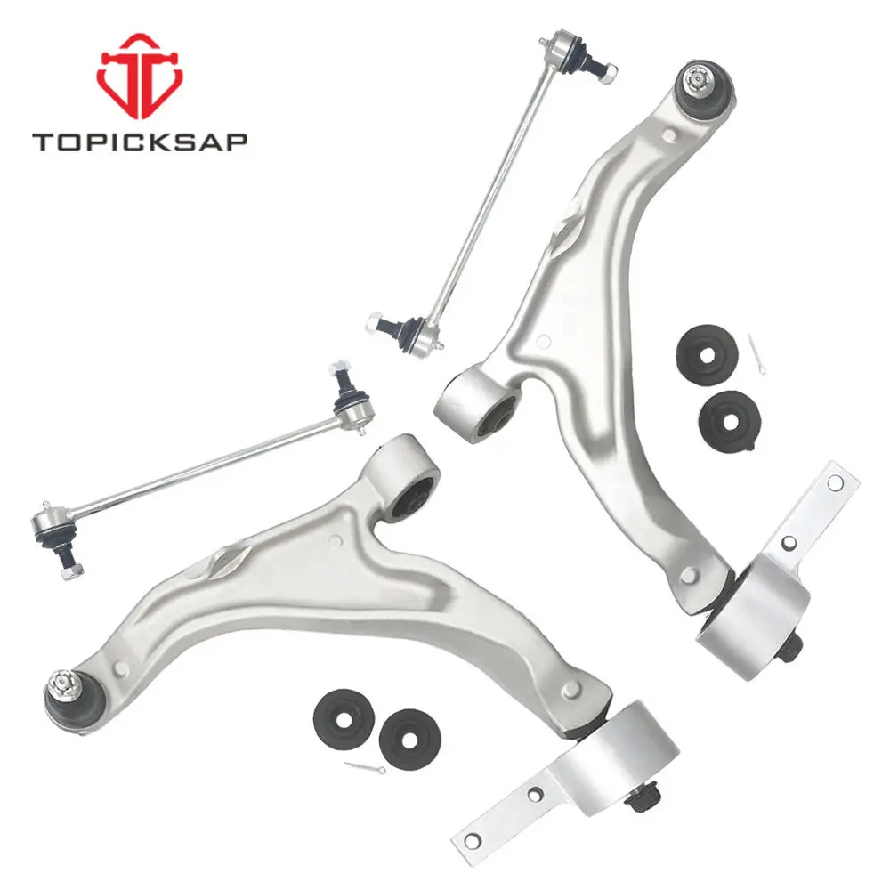 TOPICKSAP Front Control Arm Ball Joint Sway Bar Link 4pcs Suspension Kit for Honda Pilot 2009 - 2012 2013 2014 2015 51350SZAA02