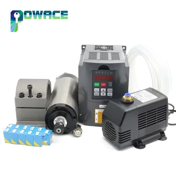 CNC Router Engraving Milling Kit 1.5KW Woodworking Water Cooled Cooling Spindle Motor for CNC Woodworking Machine